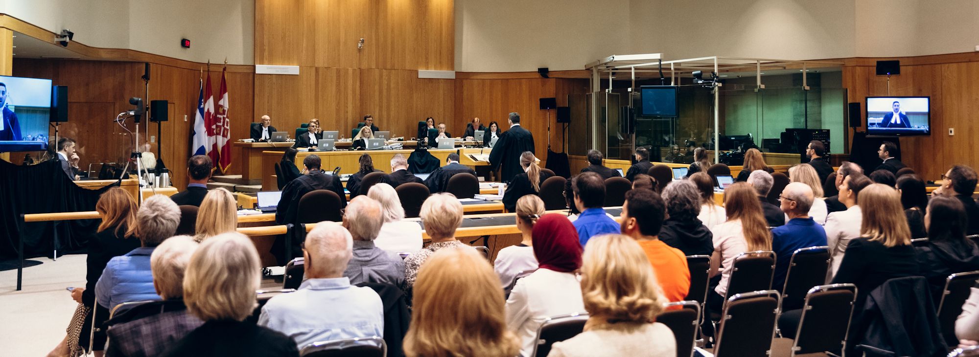 Salle d'audience du palais de justice de Québec