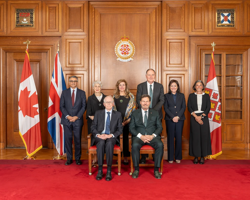 Official photo of the delegations from the Supreme Court of Canada and the United Kingdom Supreme Court